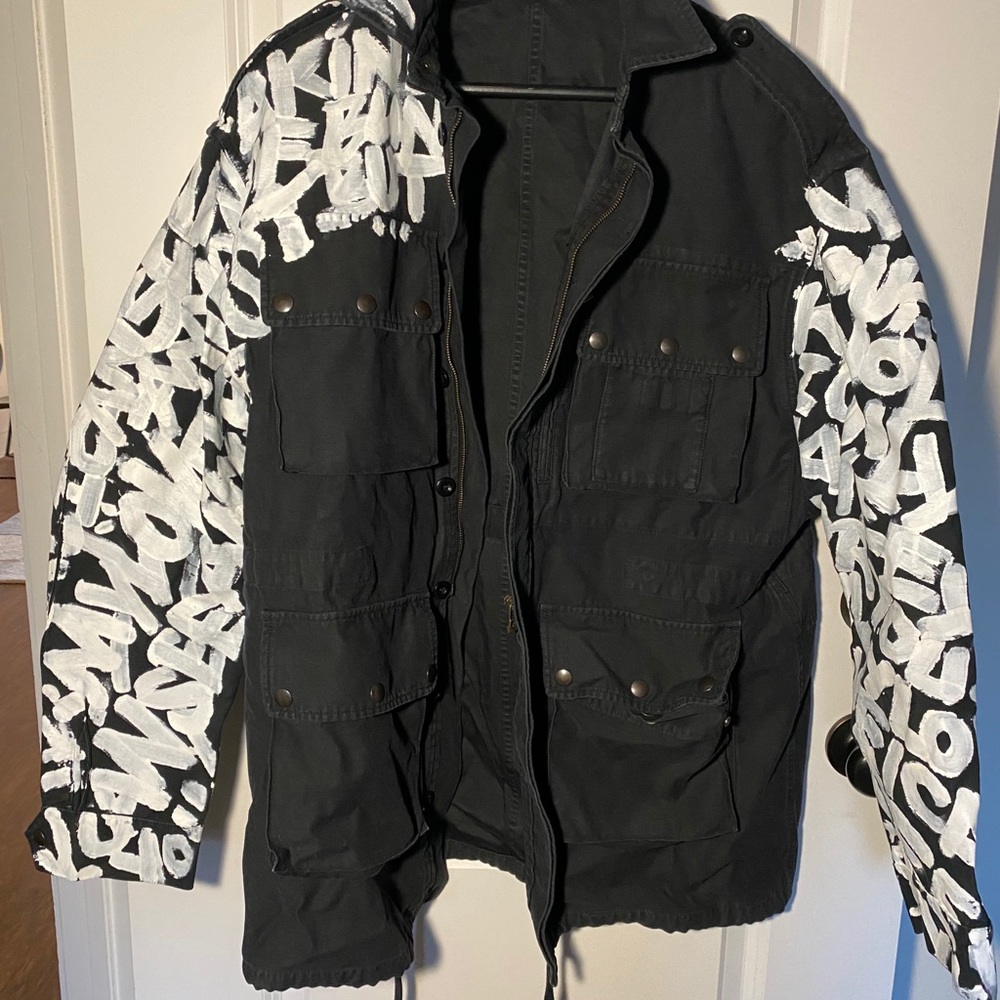 Faith Connexion graffiti jacket